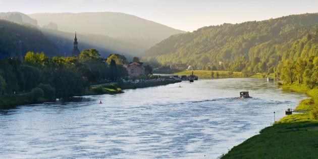 Morgenstimmung in Bad Schandau