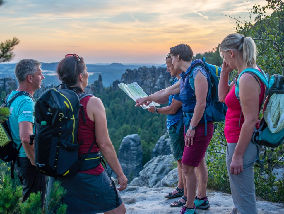 Wanderung zu den Schrammsteinen